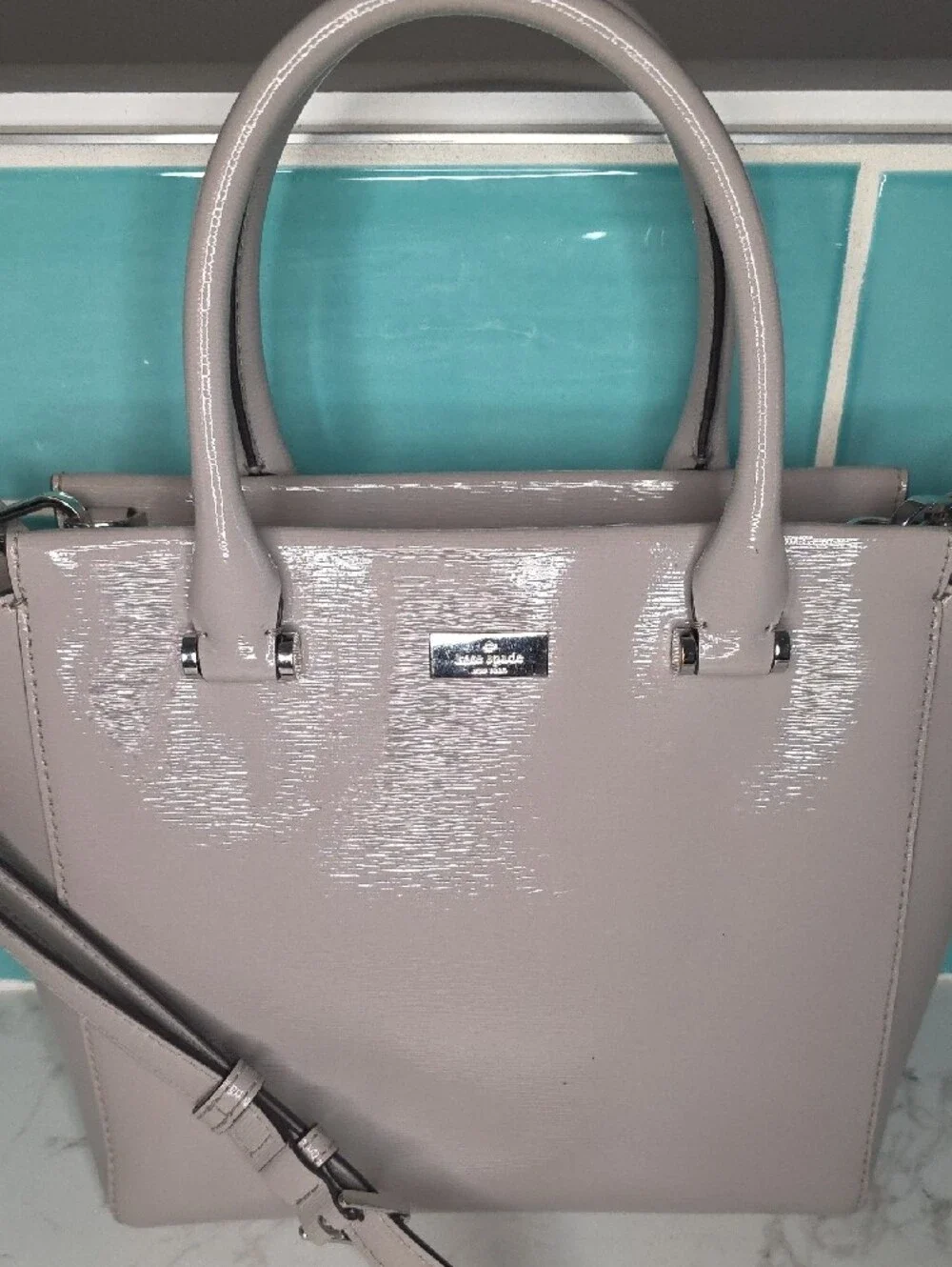 Kate Spade Bixby Place Lise Satchel In Hare Gray
